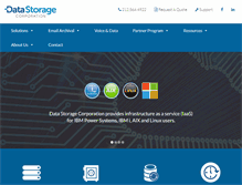 Tablet Screenshot of datastoragecorp.com
